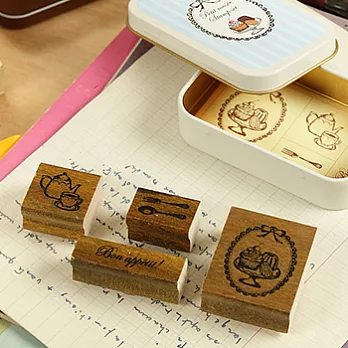 KODOMO NO KAO 祝你胃口大開(Bon appetit)木頭印章