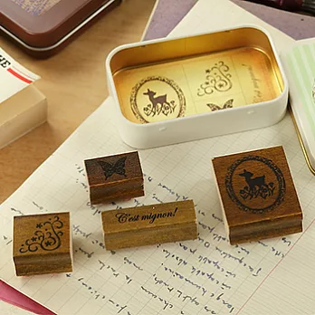 KODOMO NO KAO 真可愛(C’est mignon)木頭印章