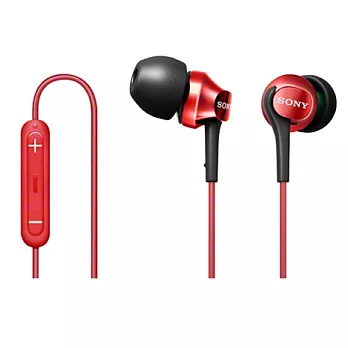 SONY iPod/iPhone 專用耳機麥克風(附線控) DR-EX101ip紅