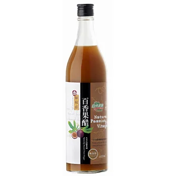 【陳稼莊】百香果醋(無加糖)600ml/瓶