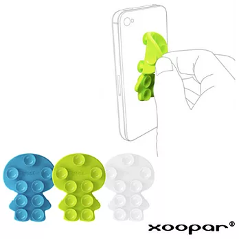 Xoopar造型手機防滑貼綠色