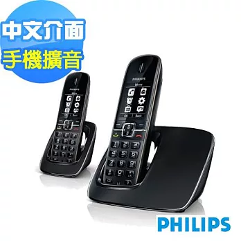 PHILIPS飛利浦BeNear數位無線雙子機電話CD4902B/96