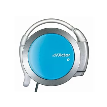 JVC 耳掛式耳機 HP-AL202銀藍