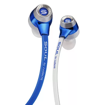 SOUL by Ludacris SL99 Samsung系列手機專用高清隔音型附麥克風耳塞式耳機(藍白色)