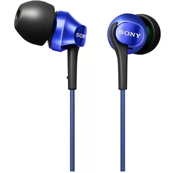 SONY繽紛色彩入耳式耳機MDR-EX100LPEX100藍色