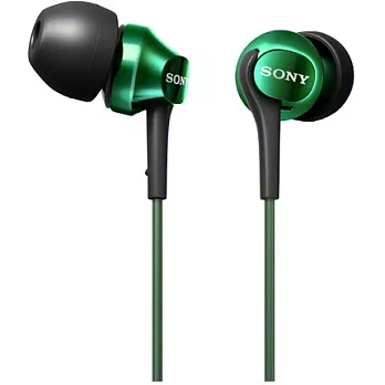 SONY繽紛色彩入耳式耳機MDR-EX100LPEX100綠色