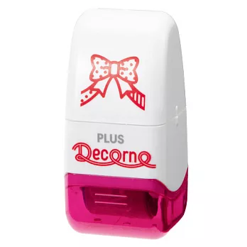 PLUS 滾輪花漾章 蝴蝶結