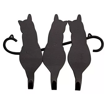 貓咪鑄鐵3勾掛架