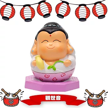 【福滿門】神明公仔招福搖鈴擺飾-觀世音