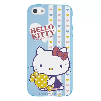 Sanrio 三麗鷗 Hello Kitty iPhone 5 甜點下午茶系列軟式保護套-糖果甜心(贈保護貼)單一規格