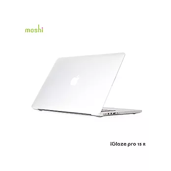 moshi iGlaze Pro 15 R 輕薄防刮保護殼霧面半透明