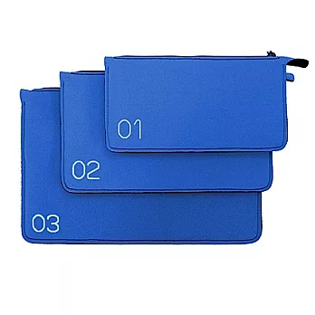 GYMS PAC Travel Kit 01 | 02 | 03 防潑水收納組-寶藍