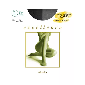 Kanebo DCY防臭抗菌褲襪_L 黑色