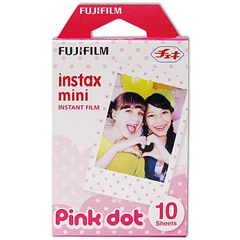 FUJIFILM instax mini 粉紅點點 拍立得底片(3盒裝)