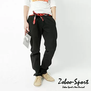 【男人幫 】K0367【百搭自然系達人必備休閒長褲】32黑色