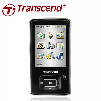 創見 MP870 MP4 8GB-寶石黑(加贈觸控螢幕擦拭布)