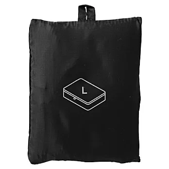 [MUJI 無印良品]尼龍旅行分類可折收納袋/大.黑