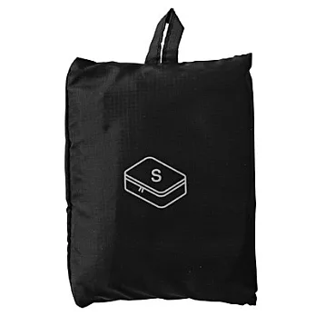 [MUJI 無印良品]尼龍旅行分類可折收納袋/小.黑