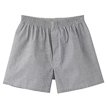 [MUJI 無印良品]男棉布帛前開平口褲S灰色