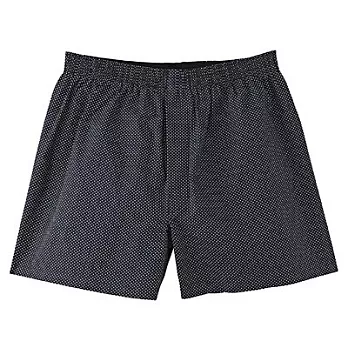 [MUJI 無印良品]男棉布帛前開平口褲S藍水玉