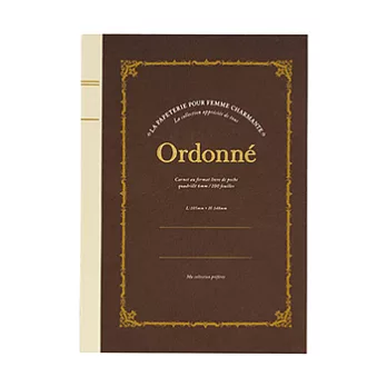 MARK’S Ordonne優雅系列 筆記本(A6)(BR)