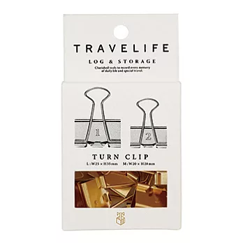 MARK’S TRAVELIFE 復古數字長尾夾(GD)