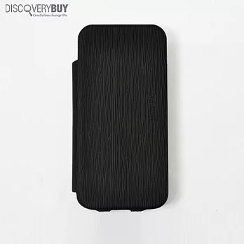 DiscoveryBuy iPhone 5 紳士之風側翻皮套商務黑