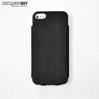 DiscoveryBuy iPhone 5 紳士之風時尚直插皮套商務黑