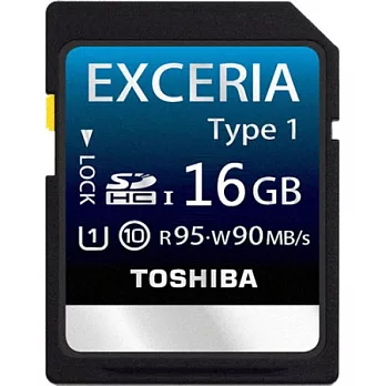 Toshiba EXCERIA Type1 16GB UHS-1 高速記憶卡