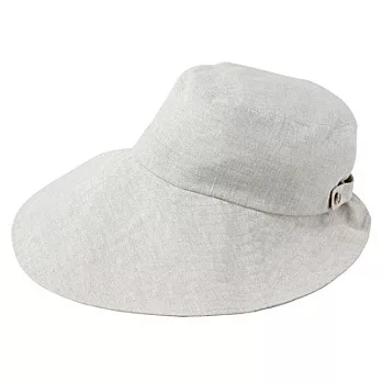 [MUJI 無印良品]麻絲可捲收寬簷帽象牙