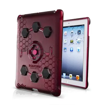 美國製造 Rokform v3 超耐摔 保護殼 保護套iPad 2 3紅色