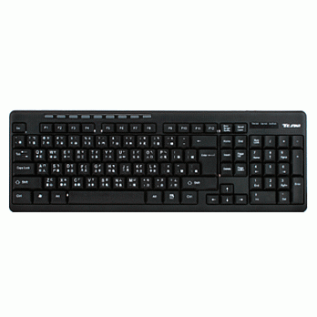 連鈺電子USB薄膜多媒體有線鍵盤TCK665