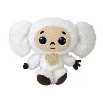 大耳查布Cheburashka20公分白色絨毛玩偶（有吊繩）