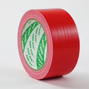 北極熊2＂布膠帶 紅