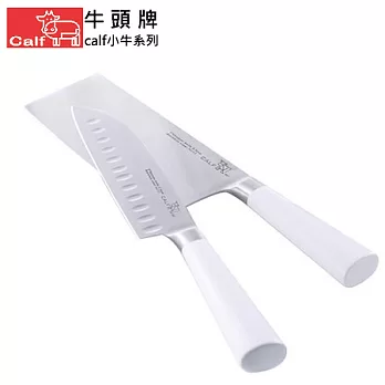 牛頭牌小牛刀具座組 (菜刀+調理刀+刀座)