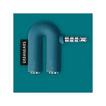 URBANEARS 瑞典設計Slussen App/ U型分享器(汽油藍)汽油藍