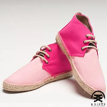 Bsided ARCHIBALD MID DUO PINK中筒麻帆鞋(女)36粉