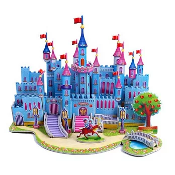 3D立體親子益智拼圖童話城堡
