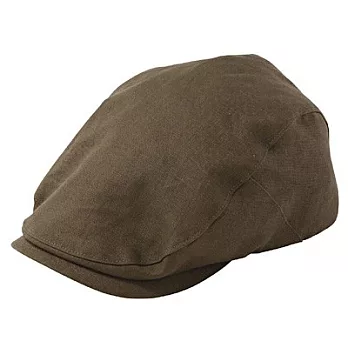 [MUJI 無印良品]麻質遮陽獵帽棕色