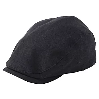 [MUJI 無印良品]麻質遮陽獵帽黑色