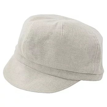 [MUJI 無印良品]麻質遮陽有簷帽原色