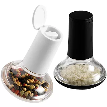 《MASTRAD》不倒翁研磨罐(黑白2入)