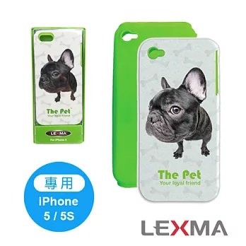 Lexma iPhone5/5S 寵愛動物系列保護殼法國鬥牛犬