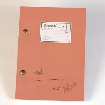 歐風復古風36K速寫本- 粉紅