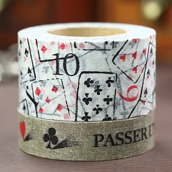 TOKYO ANTIQUE 西洋撲克牌紙膠帶