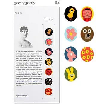 韓Epicase設計師 iphone Home鍵貼紙(7顆裝) 設計師 goolygooly (林果創意 LinGo)無白