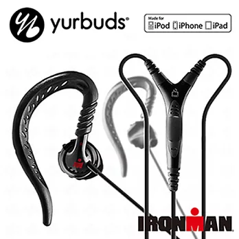 《Yurbuds》Focus Pro運動型入耳掛式線控麥克風耳機(黑) (AYUR-009)