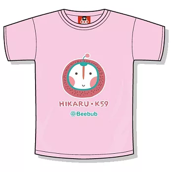 【Beebub】HIKARU．K59-草莓LOGO-S粉