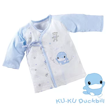 【KU.KU酷咕鴨】夏樂印花初生肚衣(06/1A)70藍