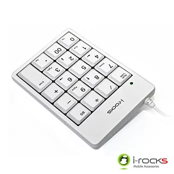 i-rocks KR-6910 非連動數字鍵盤 (白)